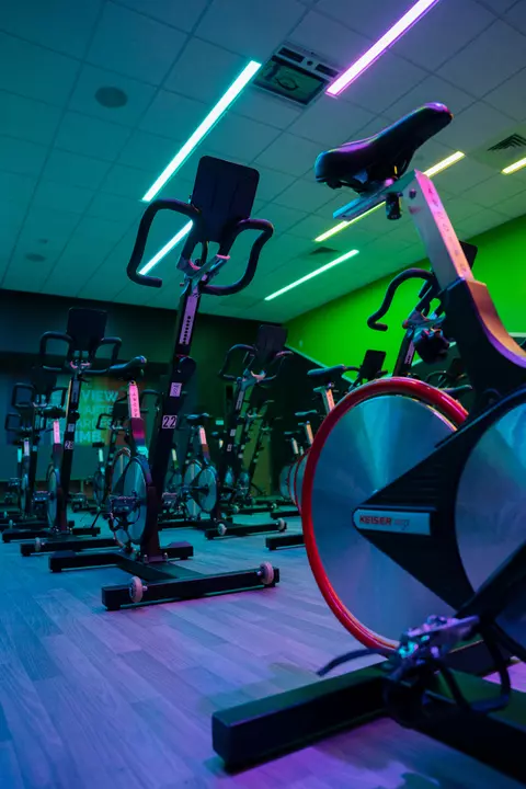Photo of new cycling studio 117.