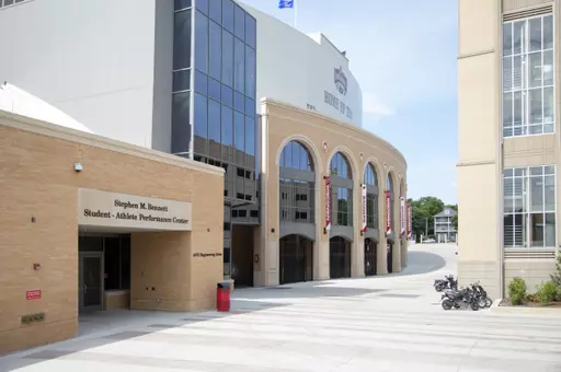 Stephen M. Bennett Student-Athlete Performance Center at Camp Randall Stadium. (Photo by David Stluka)