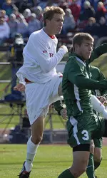 <b>Scott Lorenz scored twice to lead the Badgers to their first win since Sept. 18</b>