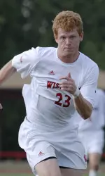 <b>Bryan Gerster led the Badgers' attack with a team-high four shots</b>