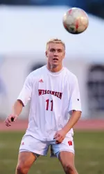 <b>Eric Conklin converted a penalty kick for the game-winning goal in the 95th minute Saturday</b>