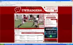 <b>New UWBadgers.com screen shot</b>