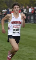 <b>Wisconsin's lone attached runner, Danny Buechel, finished second overall.</b>