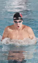 <b>Freshman Sam Rowan will look for a repeat of his impressive win in the 100 breaststroke against Minnesota</b>