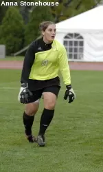 <b>Wisconsin's Michele Dalton had two saves as Wisconsin advances to the second round with a 4-3 win in penalty kicks. </b>