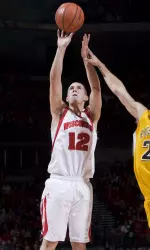 <b>One of the top shooters in the Big Ten, Jason Bohannon uses this drill to improve his technique.</b>