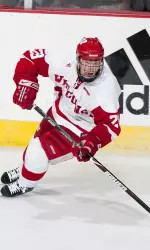<b>Badger sophomore Jordy Murray scored one of the team's four goals Saturday night</b>
