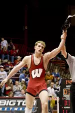 <b>Kyle Ruschell went 2-0 Sunday, including a win over No. 10 Jason Chamberlain from Boise State.</b>