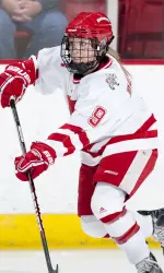 <b>Junior Mallory Deluce notched her sixth goal of the season against Providence Friday night. </b>