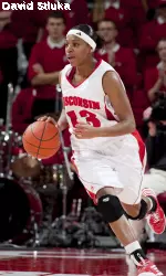 Senior Teah Gant leads the Badgers in assists per game.