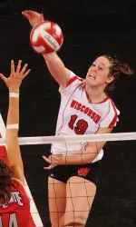 Caity DuPont earned her third straight Academic All-Big Ten honor.