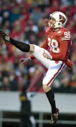 <b>From his freshman to sophomore season, Brad Nortman has improved his punting average, percentage of 50-yard punts and punts placed inside the 20-yard line.</b>