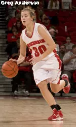 Alyssa Karel led the Badgers with 22 points.