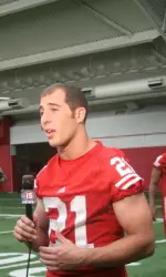 <b>Chris Maragos met with the media Monday to discuss the Champs Sports Bowl.</b>