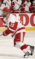 <b>Ben Street scored twice in the Badgers' 6-5 loss Saturday night.</b>