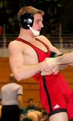 <b>Kyle Ruschell won his match, 11-3, against Minnesota.</b>