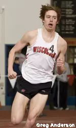 <b>Craig Miller tied for the national lead in the mile with his run Saturday</b>