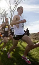 <b> Elliot Krause's role as team leader yielded great success at the Big Tens. <b>