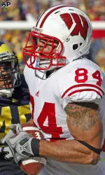 <b>Lance Kendricks caught four passes for 74 yards in the Badgers' win at Michigan.</b>