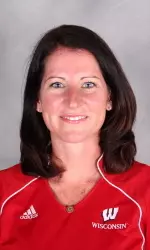 <b>Yvette Healy is in her first year as the head coach of the Badgers.</b>