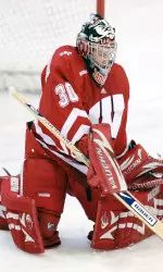 <b>Sophomore goaltender Becca Ruegsegger</b>