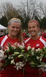 <b> Seniors Darcy Riley (left) and Taryn Francel (right) look to earn their second trip to the NCAA tournament </b>