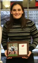 <b> Goalkeeper Michele Dalton was named the team MVP </b>