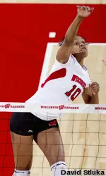 <b>Alexis Mitchell was an honorable mention All-Big Ten pick.</b>