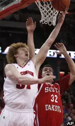 <b>Mike Bruesewitz and the Badgers open a run of three straight games against in-state foes Wednesday.</b>