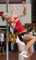 <b>Sophomore Monika Jakutyte will compete with senior Megan Seidl in the invitational high jump on Saturday</b>