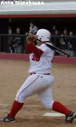 <b>Shannel Blackshear, who had two hits on Saturday morning, leads Wisconsin with a .364 batting average.</b>