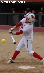 <b>Katie Soderberg had her first double of the season against Auburn on Sunday.</b>