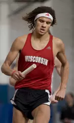 <b>Senior Ryan Gasper won the mile Friday at the Red & White Open</b>