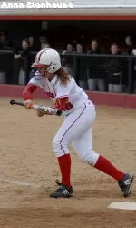 <b>Kendall Grimm had a career-high three hits in the Badgers' win Saturday. </b>
