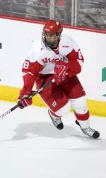 <b>Junior Podge Turnbull scored the Badgers' first goal in the victory</b>