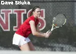 Freshman Kathleen Saltarelli earned one of the Badgers two wins against NC State
