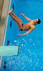 <b>Freshman Michael Ross is one of four Badgers competing in the NCAA Zone D Championships this weekend</b>