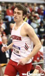 <b>Freshman Zach Mellon qualified for the finals of the 800 meters with his run Friday</b>