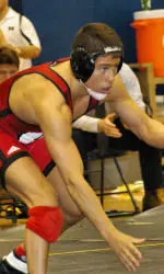 <b>Redshirt freshman Tyler Graff advances to the quarterfinals with his second round win.</b>