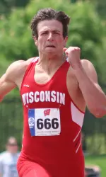 <b>Senior Seth Pelock won the decathlon at the Hurricane Invitational to open the outdoor season Saturday</b>