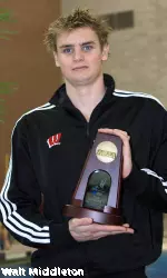 <b>Daniel Lester earned All-America honors with his seventh-place finish in the 200 fly Sunday</b>