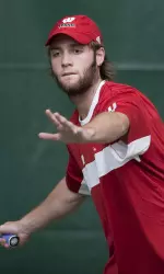 <b> Riacardo Martin sealed the victory for Wisconsin at the No. 6 position.</b>