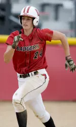 <b>Ashley Hanewich tied her career high two hits, one of which was a double, on the game.</b>