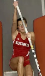 <b>Senior Jenny Soceka claimed a win in her first heptathlon competition in nearly two years on Thursday</b>