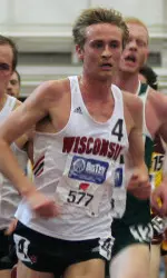 <b>Junior Landon Peacock's strong run in the 1,500 meters paced Wisconsin on the opening day of the Florida Relays</b>
