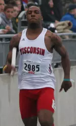 <b>Senior James Groce anchored the Badgers' runner-up effort in the 4x200-meter relay Friday at the Drake Relays</b>