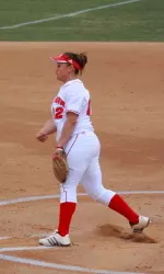 <b>Letty Olivarez struck out a season-high 10 batters on Thursday.</b>