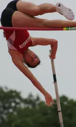 <b>Senior Jenny Soceka earned her first Big Ten championship in the pole vault Sunday</b>