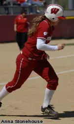 <b>Freshman Molly Spence needs one stolen base to set the freshman record at Wisconsin.</b>