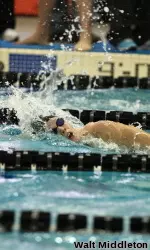 <b>Danielle Beckwith won the 800-meter freestyle by over eight seconds on Wednesday night.</b>
